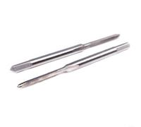 2pcs M2 x 0.4mm HSS Metric Taper and Tap Set, Right Hand Thread, 45mm Length for Metalworking Threading Tasks
