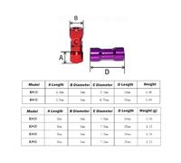 2Pcs M3 Double-Headed Round Aluminium Spacer Standoff M3x10/15/20mm Aluminium Standoffs Column Pillar For RC Parts(Black - 1pc,M3x10mm(2pcs))