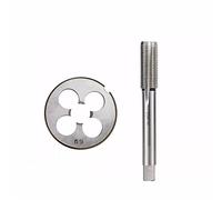 2pcs M3 M6 M8 M10 M12 M14 M16 M18 M20 Left Hand Machine Tap And Die Set Metric Screw Thread Tap Drill Machine Tap Die,2pcs M6x1.0 Set