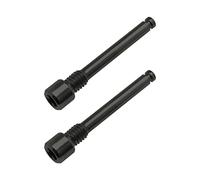 2PCS M4 Titanium Bolts for Bicycle Disc Brake Pad Threaded Pin Inserts Screw Disc Brake Pad Pin Axle for Threaded Hydraulic Disk Caliper Black