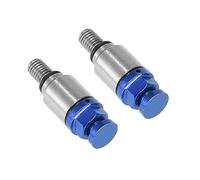 2pcs M5x0.8 Motorcycle Screw Fork Air Bleeder Valve for Honda for Yamaha for Suzuki for Kawasaki Blue 1996-2023