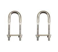2pcs M8*100 304 Stainless Steel U Bolt with Nuts and Washers/Boat Accessories/Yacht U-shaped bolts/Brackets