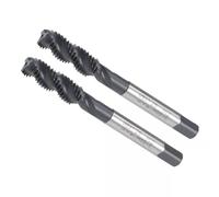 2pcs M8 x 1.25 Spiral Metric Machine Thread Tap Nitrided Steel | These right-hand metric spiral taps deliver clean, burr-free thread cutting with efficient upward chip.