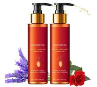2PCS Magic Firming Body Oil, Magic Luxury Body Oil, Skin Tightening Body Oils With Lavender & Rosehip For Arms, Thighs & Abdomen, Non-Greasy Moisturiser For Silky Smooth Skin
