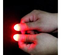 2PCS Magic Thumb Lights, 2025 Upgraded Magic Trick Finger Light Up Flashing Finger Thumb Tips Magic Trick Finger Appear Light Household, Magic Tricks
