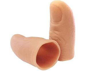 2PCS Magic Trick Fingers Light Up Flashing Fingers Thumb Tips Magic Trick Fingers Appearing Light Thumbs Light Magic Light up Finger Magic Trick Fingers Fake Fingers