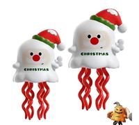 2PCS Magical Mini Dancing Ghost for Christmas, Creative Twisting Clockwork Slide for Halloween, Christmas Magic Clockwork Toy, Dance and Swinging 3D Clockwork Ghosts Toy for Birthday, Party Gift (C)