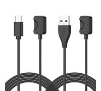 2pcs Magnetic Charging Cable for Samsung Galaxy Fit 3 Charger, USB C + USB Replacement Charging Cable Cord