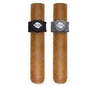 2Pcs Magnetic Cigar Holder - Convenient Cigar Holder with Magnet and Adjustable Design - Fit for Golfing, Grilling, Fishing, Travel, and Outdoor Adventures (Black+Gray)
