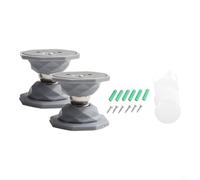 2Pcs Magnetic Door Holder for Caravan RV For Motorhome Featuring Silicone Material and Noise Reduction (Grey)