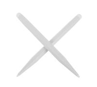 2Pcs Magnetic Dual Tip Stylus Pens for Interactive Screens White | Plastic Body, 10mm Plus 2.5mm Ends, Infrared-Board Use, Client Demos, Remote Lessons for Educators, Digital Artists