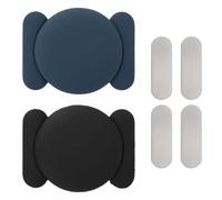 2pcs Magnetic Holder Case for Airtag, Soft Silicone Protective Cover Hidden Magnet Mount Cover for Airtag (Color 2)