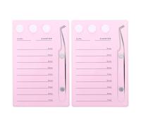 2pcs Magnetic Lash Tray Acrylic Eyelash Extension Board