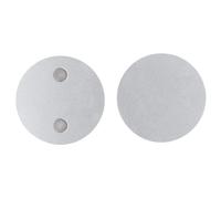 2pcs Magnetic Mounting Pad 7cm Drill Free Installation Tool for Smoke Detector Fire Alarm