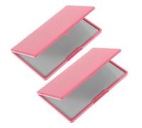 2pcs Magnetic Needle Case Portable Pink Plastic Sewing Pin Holder