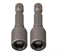 2PCS Magnetic Nut Driver Set, 14in Hex Drill Bit for Electric Drills, Fits All Power Drill Types and Sizes (2PCS 7mm)