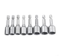2PCS Magnetic Nut Driver Sockets for Electric Drill Use, Quick Release Feature and Fits Multiple Sizes (4PCS 10mm)