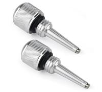 2Pcs Magnetic Oil Dipstick for Generator, M18 x 2.5 Aluminium Engine Oil Dipstick Replacement with Rubber O-Ring,Magnetic Engine Protection Tool Compatible with WEN Predator Yamaha Inverter Generators