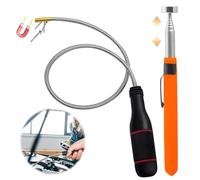 2PCS Magnetic Pickup Kit, 55cm Bendable Magnetic Pick Up Tools & 73cm Telescopic Magnetic Tool, Portable Magnet Handheld Tool with Non-Slip Handle,Men's Mechanic Tools for Picking Up Small Metal Parts