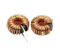 2PCS Magnetic Ring Inductor High Current Ring Energy Storage Inductor Coil Iron Silicon Aluminum Inductor(Horizontal,100uH 10A)