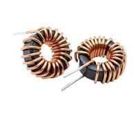 2PCS Magnetic Ring Inductor High Current Ring Energy Storage Inductor Coil Iron Silicon Aluminum Inductor(Horizontal,33uH 10A)