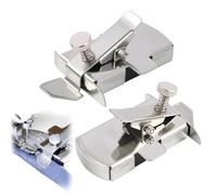 2PCS Magnetic Seam Guide for Sewing Machine, Adjustable Quilting and Sewing Accessories Tool, Repositionable Metal Guide for Straight and Curved Stitching Compatible with Most Sewing Machines