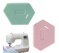 2Pcs Magnetic Seam Guide for Sewing Machine, Adjustable Seam Gauge Tool for Quilting, Stitching & DIY Sewing Projects