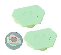 2Pcs Magnetic Seam Guide for Sewing Machine,Magnetic Seam Sewing Guide,Sewing Rulers and Guides,Magnetic Sewing Machine Guide,Polygonal Hemmer Guide with Scale,Magnetic Sewing Seam Guide(Green)