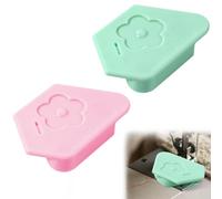 2pcs Magnetic Seam Guide for Sewing Machine, Strong Magnetic Polygonal Sewing Guide with Scale Multi-Purpose Seam Hemmer Guide Sewing Machine Accessories & Supplies (Green, Pink)