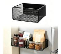 2PCS Magnetic Shelf Storage Organizer, Magnetic Spice Rack for Refrigerator