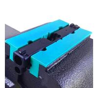 2pcs Magnetic Soft Pad Jaw Rubber for Bench Vise for Metalworking Tools Compatible with 4in 5in 6in Vises Provides Firm Grip Without Damage (4in)
