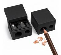 2Pcs Makeup Pencil Sharpener, Double Sharpener
