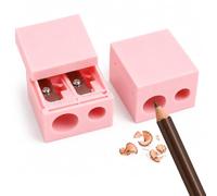 2Pcs Makeup Pencil Sharpener, Double Sharpener