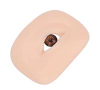 2pcs Makeup Practice Board Eyeball Design, Silicone False Eyelids, Soft Texture for Daily Training (Left Eye)