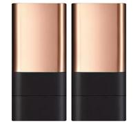 2Pcs Makeup Stick, Hydrating Lightweight Foundations Stick with Built-In Brush, Long-lasting Multi-Purpose Foundations Makeup Eraser for Travel or Daily Use..