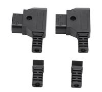 2PCS Male D Tap Connector Plug,Great Conductivity Widely Compatibility and Uses D Tap Jack Plug Connector for V Mount V Lock Battery DSLR Camera Battery DSLR Camera Monitor