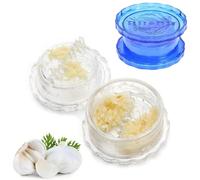 2PCS Manual Garlic Press Plastic Garlic Twist Crusher Manual Garlic Twist Chopper for Kitchen Restaurant Home Kitchen Tool