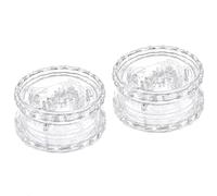 2PCS Manual Garlic Twister Mincer Tool, Ginger Crusher for Kitchen，White：2