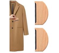 2PCS Manual Portable Comb Lint Remover Tool, Wool De Pilling Cashmere, Mini Beechwood Liner Scraper, Wooden Fuzz Fabric Shaver, for Coat Sweater Carpet Pet Hair Clothing Fluff Pilling