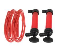 2pcs Manual Vacuum Pump Replacement for Cow Milking Machine and Goat | Metal and ABS Build, Gentle Adjustable Suction, Field Repair Part for Hoses and Pipes, Works without Power