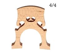 2pcs Maple Cello Bridge Fitted Accessories Lightweight and Easy to Carry Enhances Sound Quality with Beautiful Wood Grain for Learning and Practicing Cellists