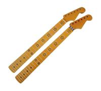 2PCS Maple Guitar Neck 22 Frets 25.5" Fingerboard Star Inlay Replacement Parts