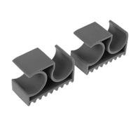 2pcs Marine Bimini Top Clips Nylon Double Tube Design Boat Canopy Pole | Tool-free Setup, Anti-rattle Support, Stable Shade Coverage for Fishing Enthusiasts and Boat Owners