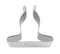 2Pcs Marine Grade Stainsless Steels Boat Hook Bracket Clip Spring Clip Hook Spring Clamps Tool Holder Easily To Install Spring Clamps Boat Oars Holder
