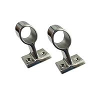 2Pcs Marine Handrail Fitting, Stainless Steel Hand Rail Fitting, 60° End-Right/Center/Front-Lift HandRail Fitting for 22mm Tube