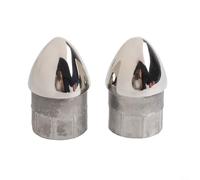 2pcs Marine Pipe Valve 316 Stainless Steel for Boat Cover and Kayak Pole Frame with Leak Proof Connection Secure Seal for Marine Applications (25mm)