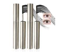 2Pcs Mascara Primer Set,Tubing Mascara Black Waterproof Volume and Length,Iron Wand Eyelash Primer for Women,0.22Fl Oz