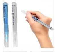2Pcs Masking Fluid Pen,White/Blue Masking Fluid,0.7mm for Watercolour Painting,Mas/king Fluid for Watercolour Painting,Precision Covering Liquid Pen,Fluid Marker P/en for Watercolor,Drawing P/ens