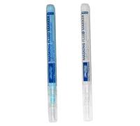 2Pcs Masking Fluid Pen White Blue Masking Fluid 0.7mm for Watercolour Painting Smooth Liquid for Artists Students