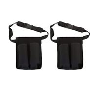 2PCS Massage Bottle Bag, Professional Massage Oil Lotion Waist Holder Organizer, Massage Waist Holder Organizer for Beauty Salons Physiotherapists (B)